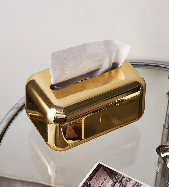 Gold Tissue Dispenser - ARLUVI
