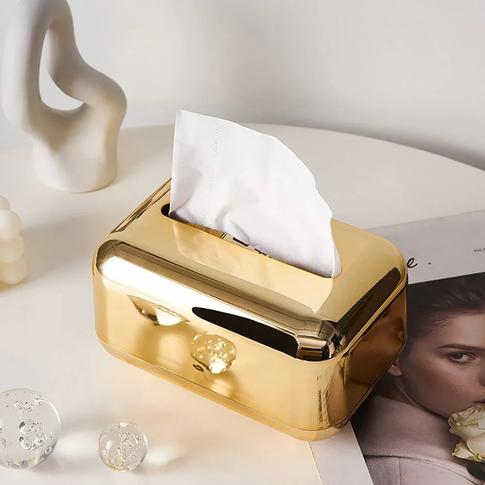 Gold Tissue Dispenser - ARLUVI